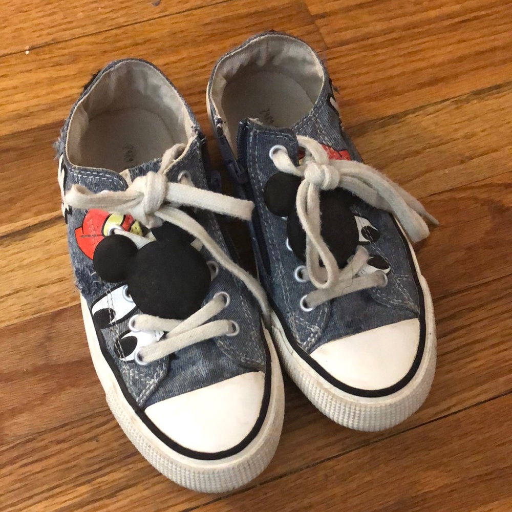 Zara Mickey Mouse Sneakers